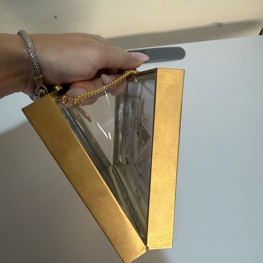 Thale Blanc - Flutter of Hope Clutch with a Gold Butterfly Design. - Picture 10 of 13